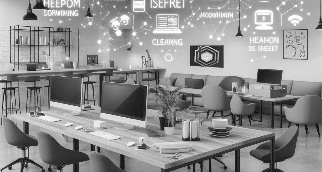 Espaces de coworking services tout comprit Internet Nettoyage Wifi Telephone Reseau - Black Office